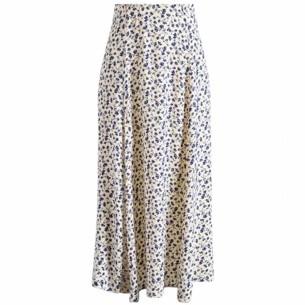 NWT REFORMATION Zoe Floral Print Midi Skirt Women’s Size 2 6568